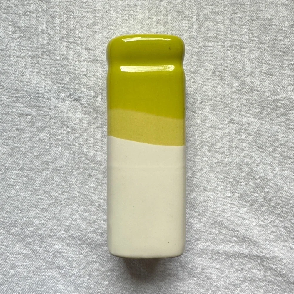 Green and White Ombré Pepper Shaker
